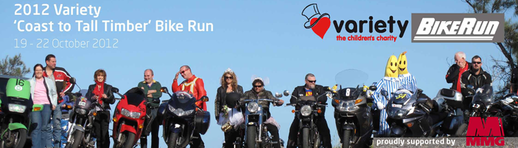 2012 Variety Coast to Tall Timber Bike Run